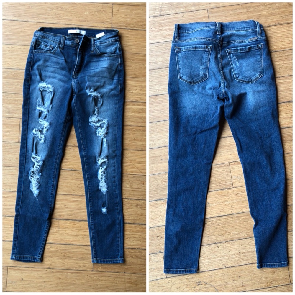 Kancan distressed jeans